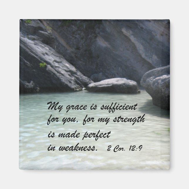 Imán 2 Cor 12:9 (Frente)