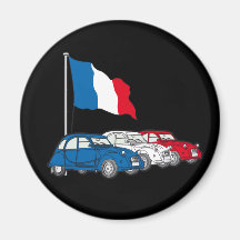 2 CV Deux Chevaux Bandera de Tricolore Francesa