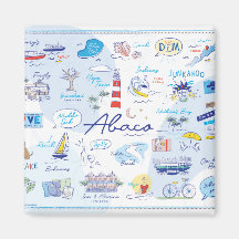 2 " Magnet - "El ABC de Hope Town"