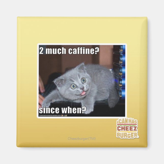 Imán ¿2 mucho café? (Frente)