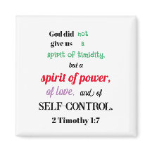 2 Timothy 1:7 No Timid Christian