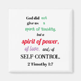 Imán 2 Timothy 1:7 No Timid Christian