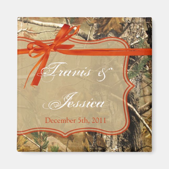 Imán 2"x2" Favorito Magnet Hunters Camoflouge Camo Nara (Frente)