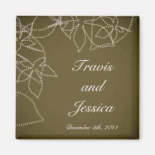 Imán 2"x2" Favorito Magnet Otoño Caída Floral Sale Marr