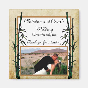 Imán 2"x2" Invitación Magnet Geisha