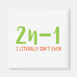 Imán 2n-1 Literalmente no puedo ni siquiera Math Algebr