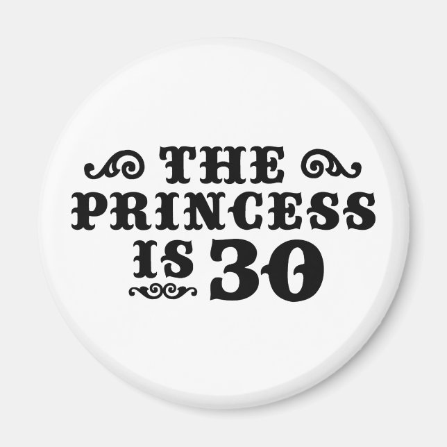 Imán 30 cumpleaños (Frente)