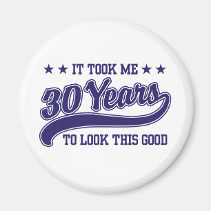 Imán 30 cumpleaños