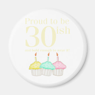 Imán 30 cumpleaños