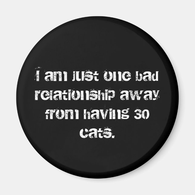 Imán 30 Gatos Magnet (Frente)