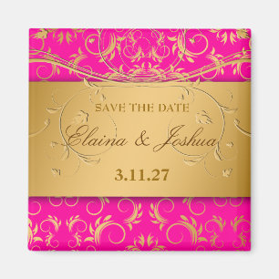 Imán 311-Golden diVine Passion Pinkt Save the Date