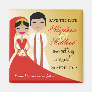 Imán 311 novia de belleza india con novio