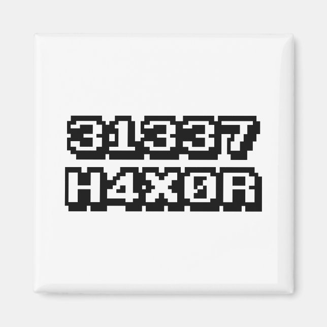 IMÁN 31337 H4X0R (Frente)