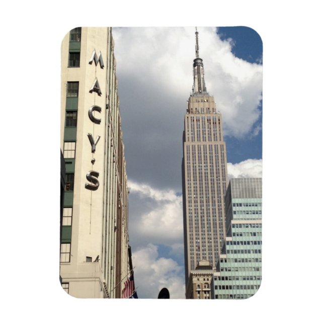 Imán 34th Street Empire State Building Manhattan NYC (Vertical)