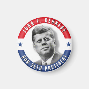 Imán 35to monumento de presidente POTUS de JFK John F.