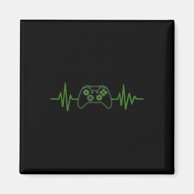 Imán 365 Camiseta Pulso de Gamer para Jugadores de Vide (Frente)