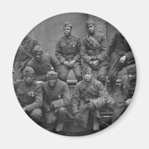 Imán 369o Guardia Nacional Harlem Hellfighters de Nueva