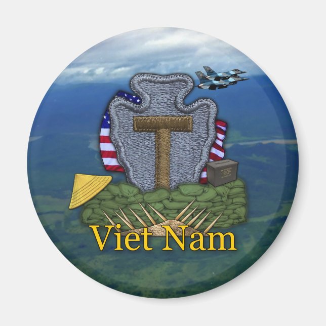 Imán 36.ª división de infantería veteranos de vietnam M (Frente)