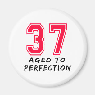 Imán 37 envejeció al diseño del cumpleaños de la