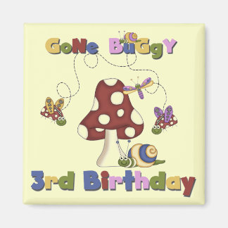 Imán 3.ᵉʳ Bug Birthday Tshirts y regalos