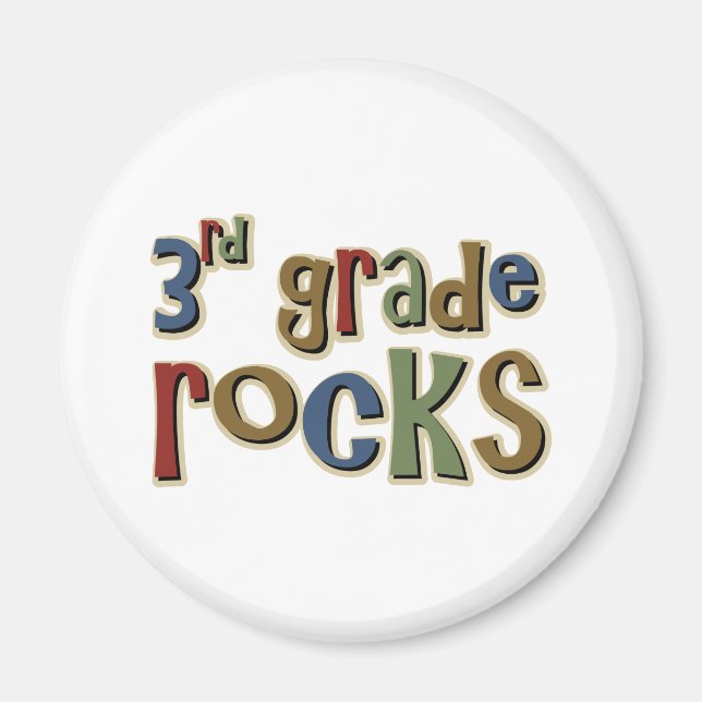 Imán 3.ᵉʳ Grado Rocks Tercero (Frente)