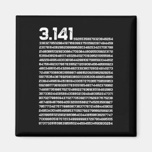 Imán 3.14 Pi Day Matemáticas Número Irracional Pi