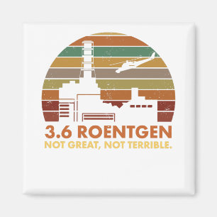 Imán 3,6 roentgen no grande, Chernóbil no terrible