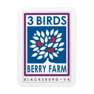 Imán 3 Birds Berry Farm Magnet