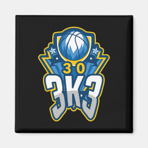 Imán 3 K 3 Point Baloncesto Record 3000 Tres punteros