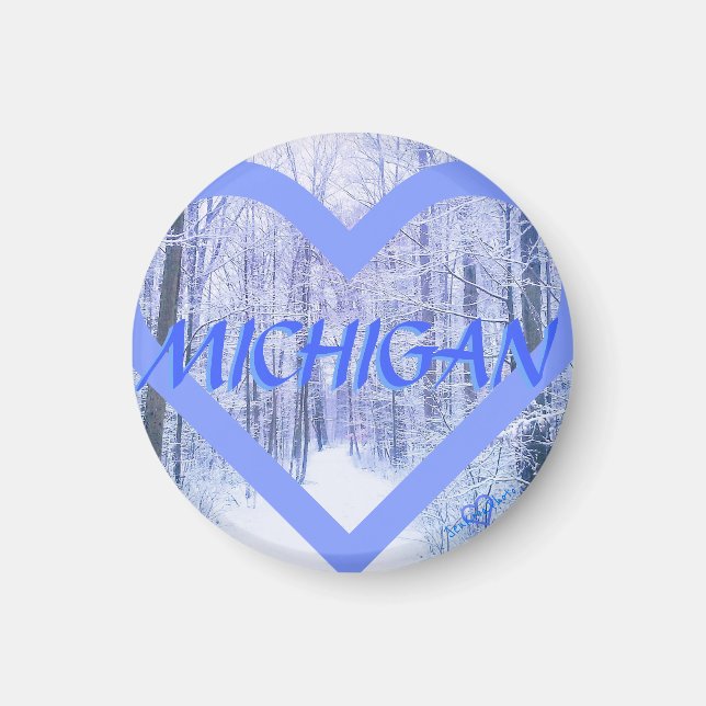 IMÁN 3 MICHIGAN PERIHEART MAGNET (Frente)