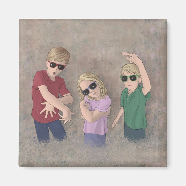 Imán 3 Munchkins (Frente)