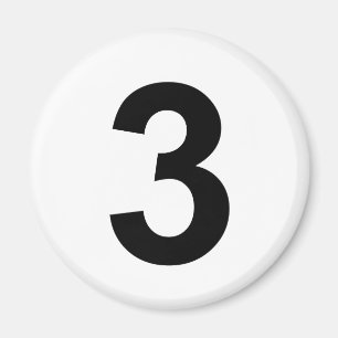 Imán 3 - número tres
