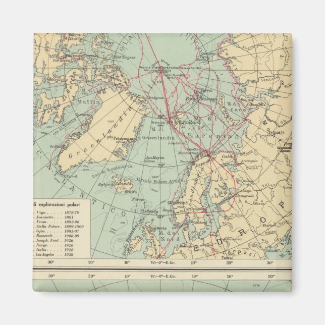 Imán 3 Tierras polares (Frente)