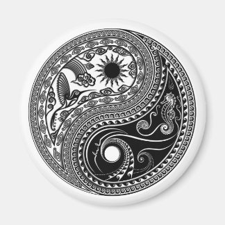 Imán 3D Yin & Yang Sun & Moon Sky & Sea - Magnet