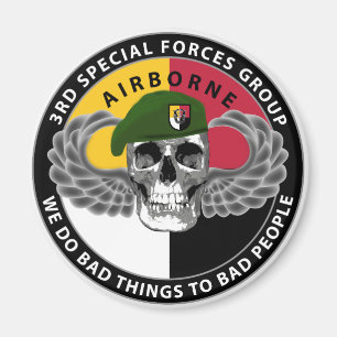 Imán 3ro Cráneo del grupo de las fuerzas especiales