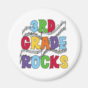 Imán 3ro rocas multicoloras del grado