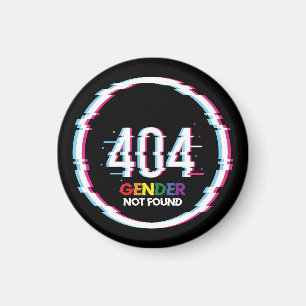 Imán 404 Género no encontrado   Graciosa LGBTQ   Orgull