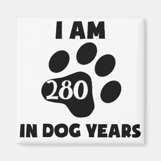 Imán 40.º cumpleaños de perros
