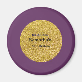 Imán 40.º cumpleaños Magnet