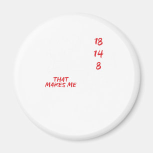 Imán 40.º regalo de cumpleaños para hombres y mujeres 1