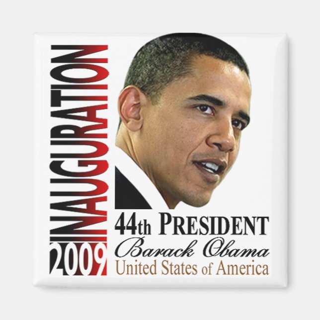 Imán 44.ª Inauguración del Presidente Barack Obama (Frente)