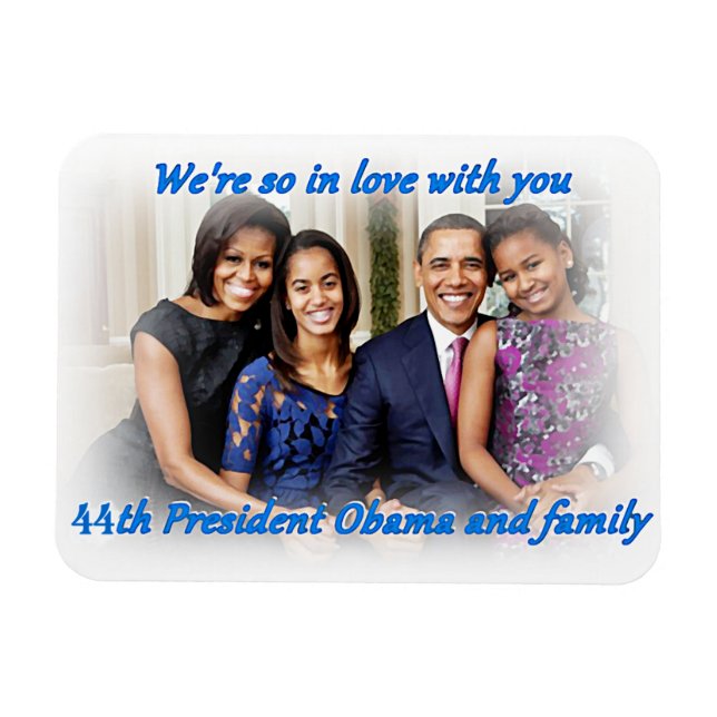 Imán 44.º presidente Barack Obama (Horizontal)