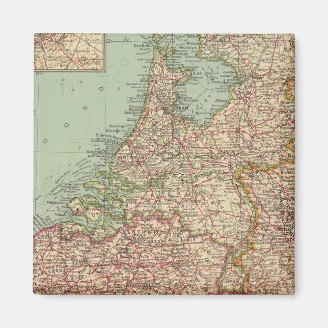 Imán 44 Bélgica y Holanda (Frente)