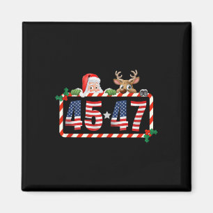 Imán 45 47 Navidades De Trump 2024 45 Y 47 De Santa Cla