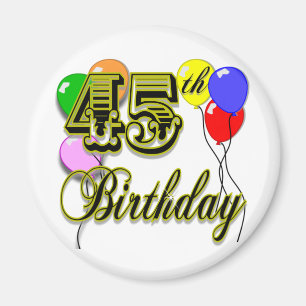 Imán 45.a mercancía feliz del cumpleaños