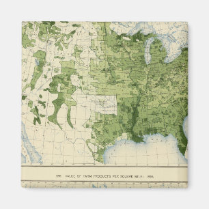 Imán 45 Productos agrícolas de valor 1890