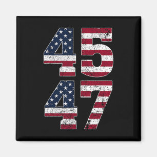 Imán 47 We The People 2024 Apoyamos La Bandera Estadoun