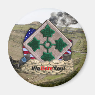 Imán 4.ª división de infantería parche de los veteranos