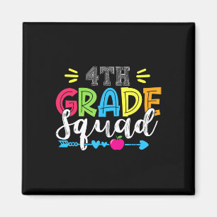 Imán 4.º Equipo De Escuadrón De Grado De Vuelta A La Es