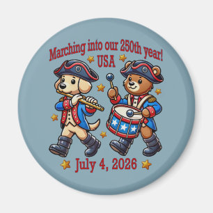 Imán 4 de julio 2014: 250 Aniversario Semiquincentenari